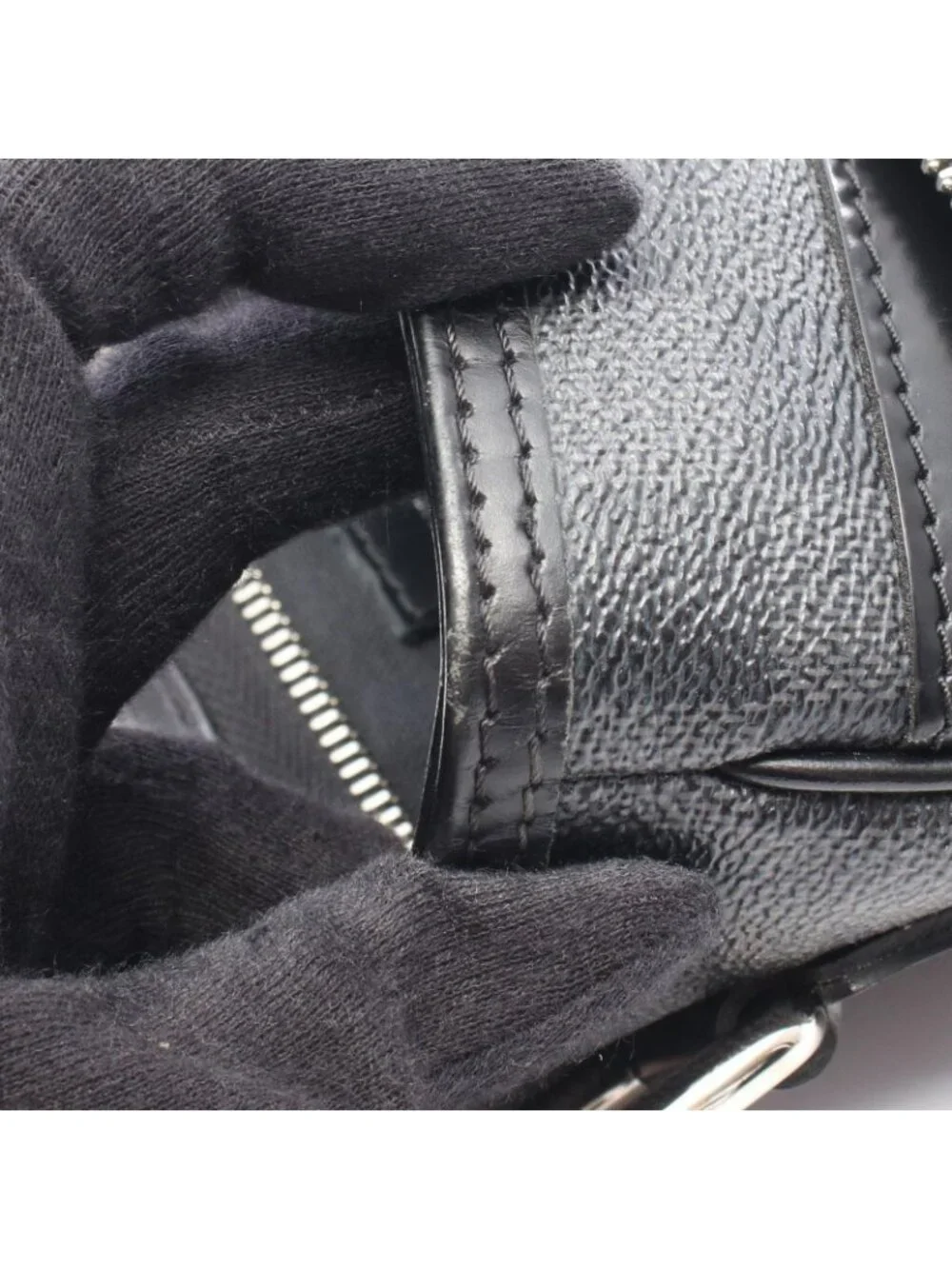 Louis Vuitton Shoulder Bag Thomas Canvas Leather